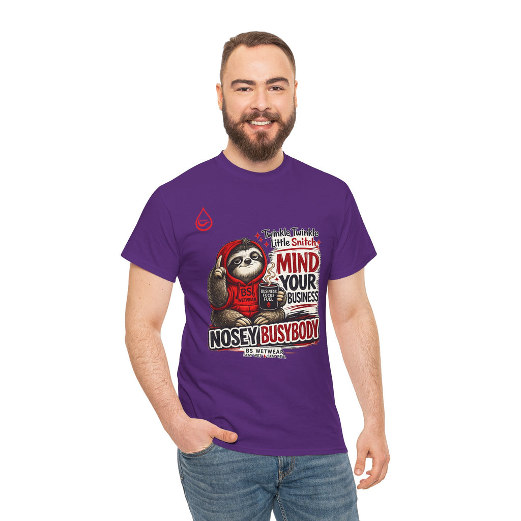 BS WETWEAR COFFEE FIRST GOSSIP NEVER T-SHIRT (PG)