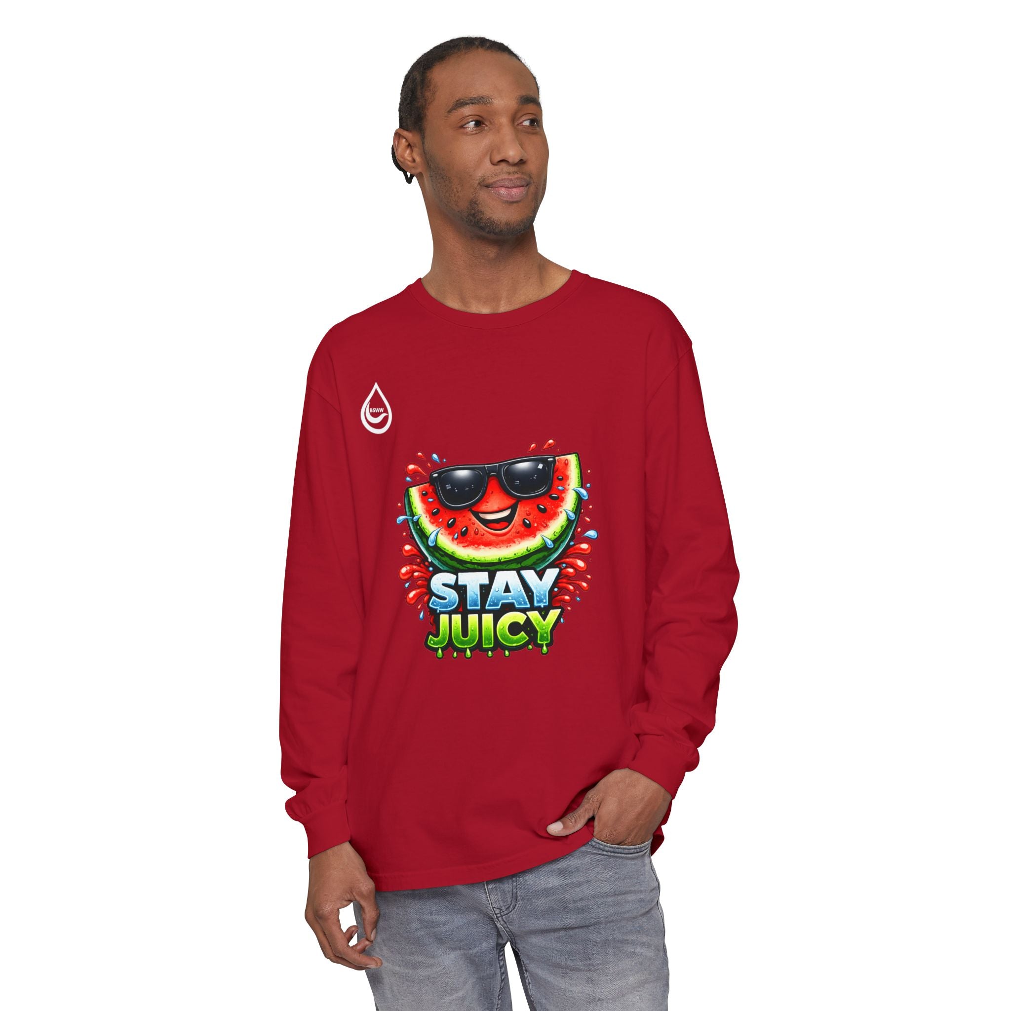 BS WETWEAR STAY JUICY LONG SLEEVE T-SHIRT