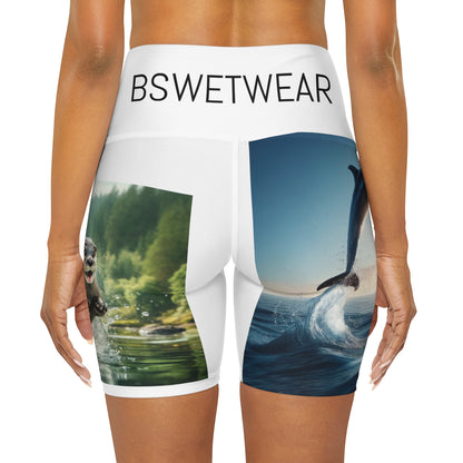 BSWW DOLPHIN / OTTER YOGA SHORTS