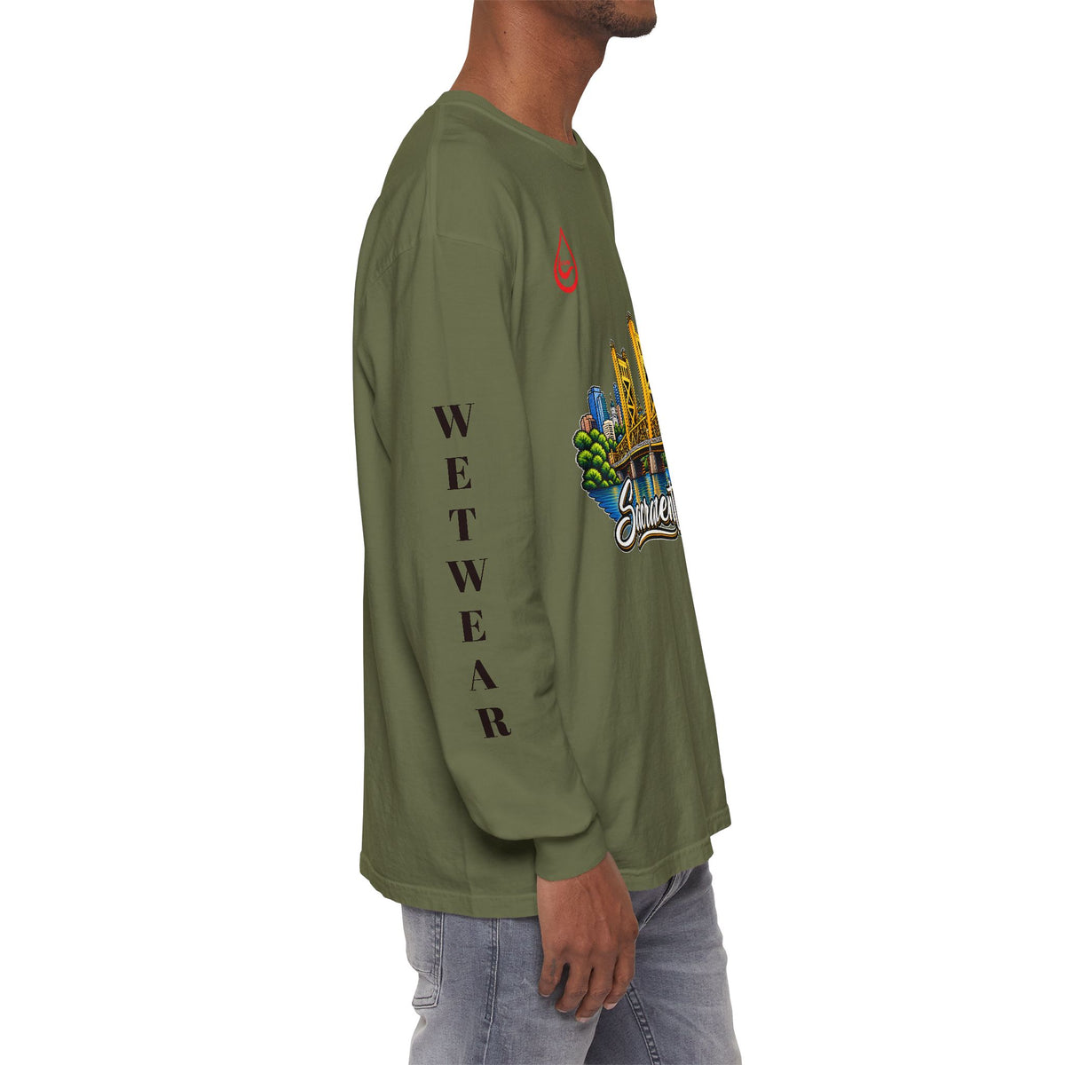 BS WETWEAR SACRAMENTO 916 CITY VIBES LONG SLEEVE T-SHIRT