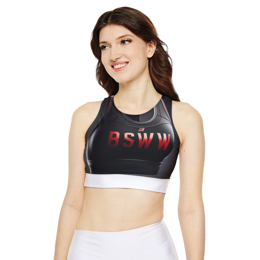 BS WETWEAR SPORTS BRA  (BLACK)