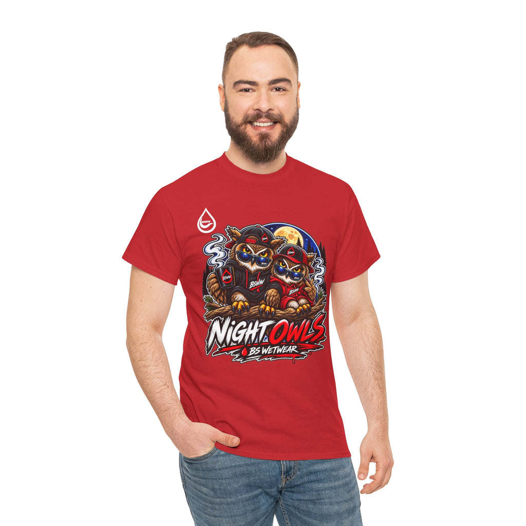 BS WETWEAR AFTER HOURS OWL CREW T-SHIRT