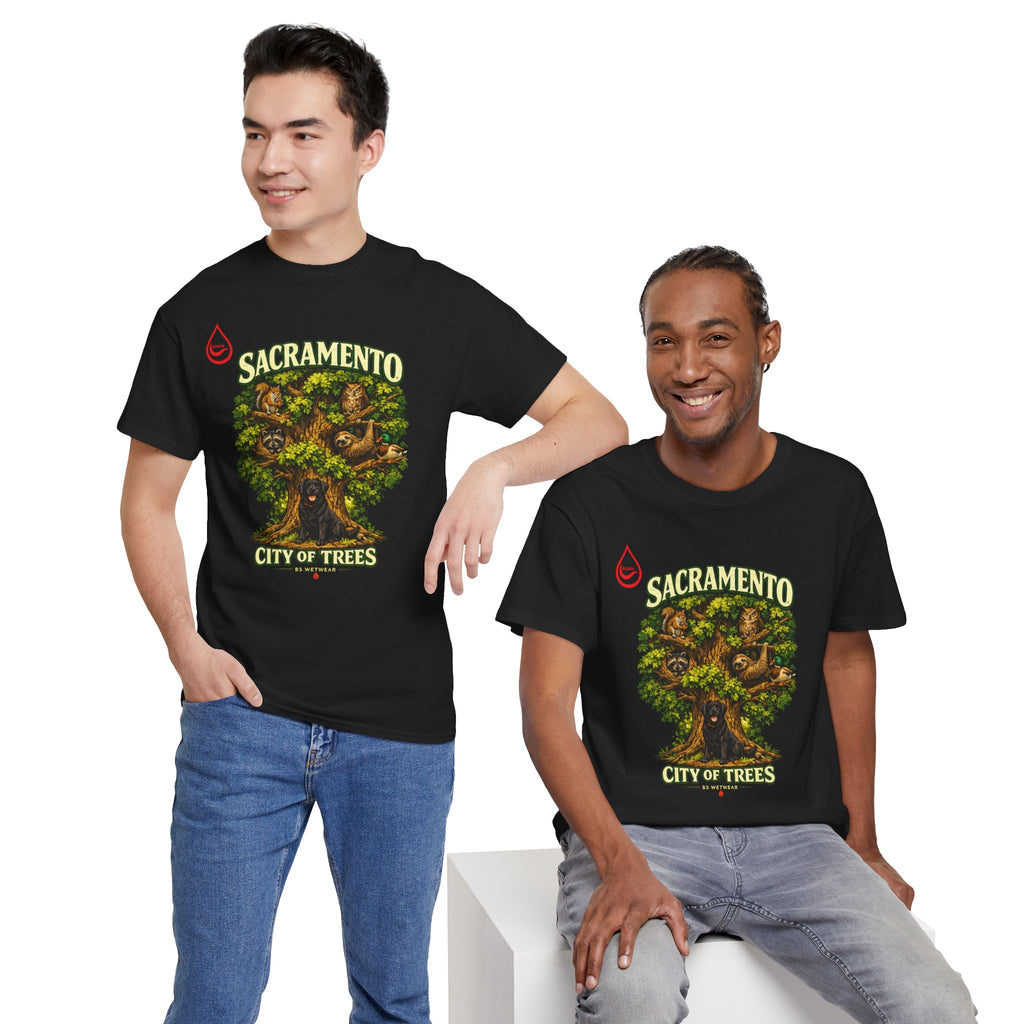 BS WETWEAR ROOTED IN SACRAMENTO T-SHIRT