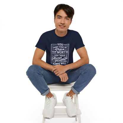 BS WETWEAR I MATTERED THEN, I MATTER NOW T-SHIRT