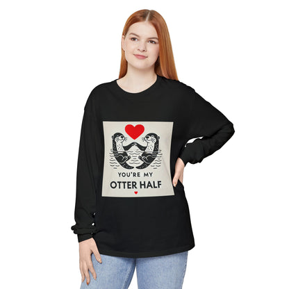 BS WETWEAR DUO OTTER VDAY LONG SLEEVE T-SHIRT