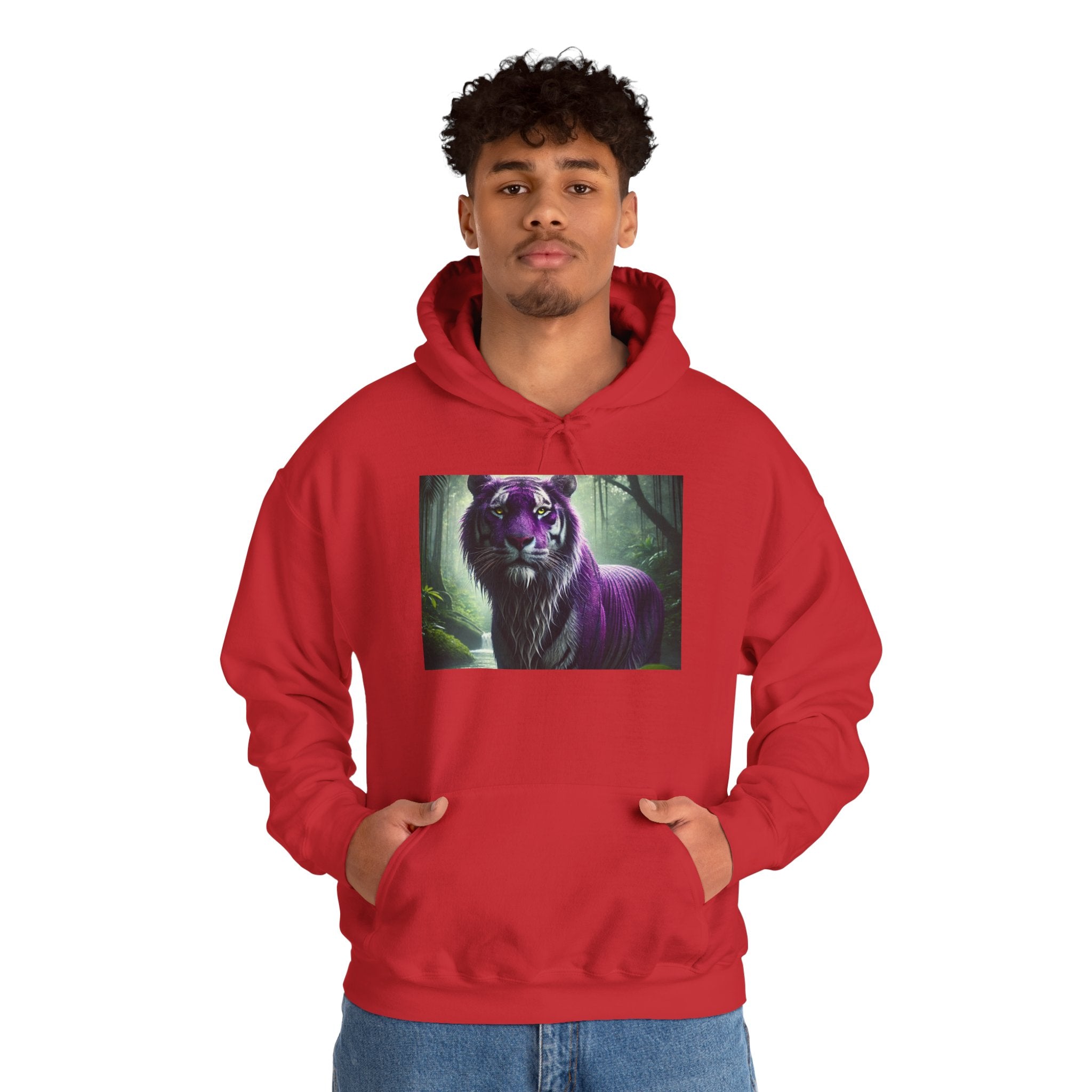 BS WETWEAR WET MAJESTIC PURPLE TIGER HOODIE