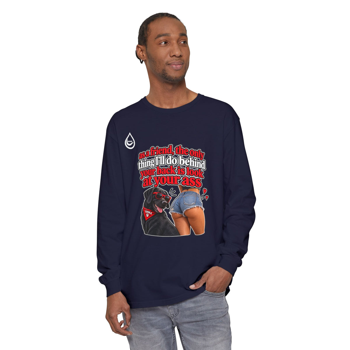 BS WETWEAR LABRADOR LOYALTY AND BOOTY APPRECIATION LONG SLEEVE T-SHIRT