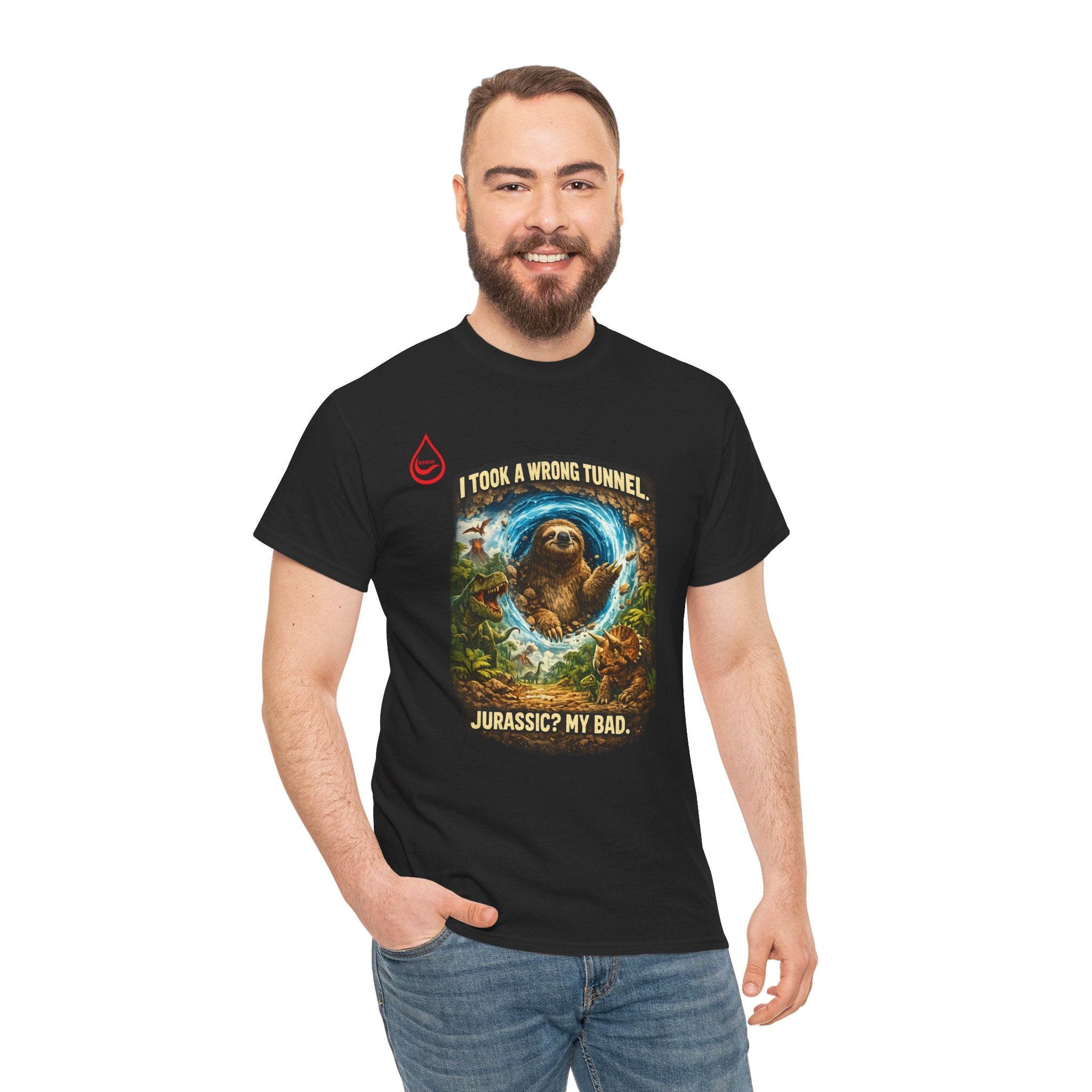 BS WETWEAR PORTAL TO PREHISTORY T-SHIRT