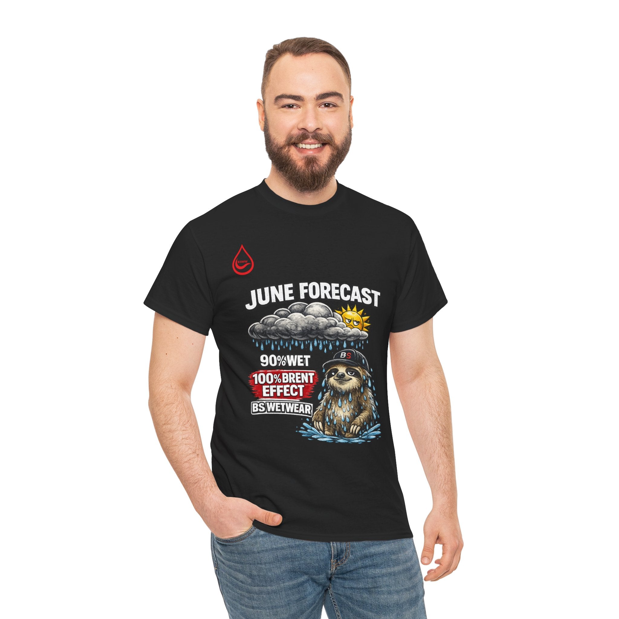 BS WETWEAR BRENT EFFECT WEATHER REPORT T-SHIRT
