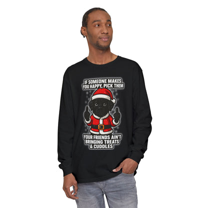 BS WETWEAR  SANTA PAWS: WET, WILD & NAUGHTY LONG SLEEVE T-SHIRT