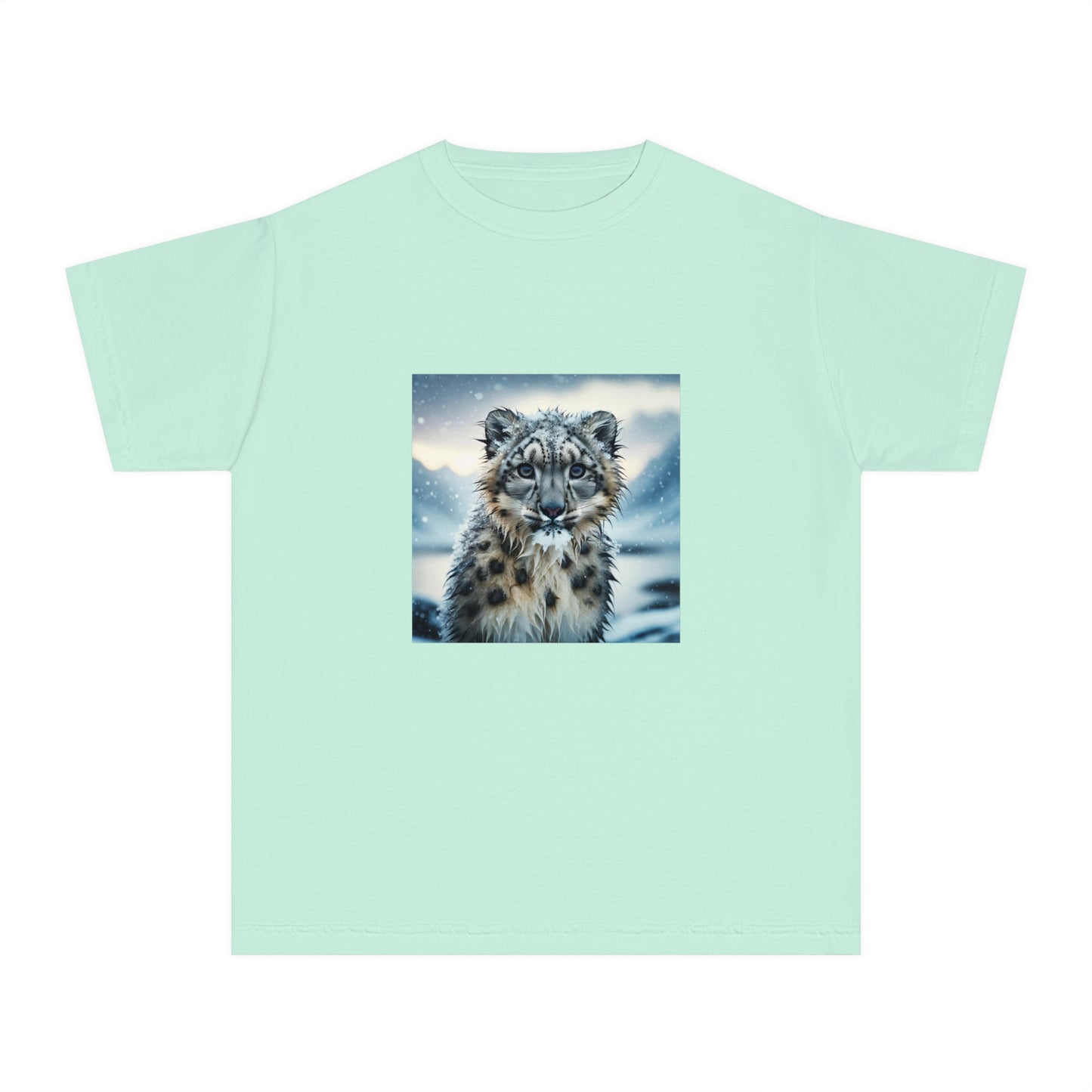 KIDS WET SNOW LEOPARD TEE