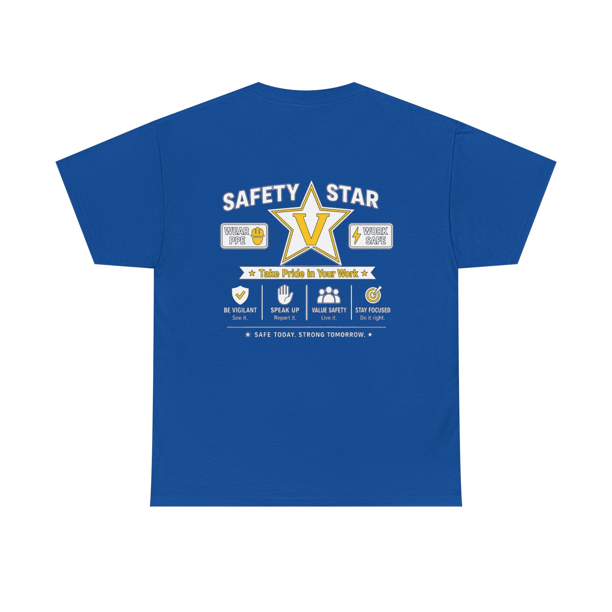 BS WETWEAR SAFETY STAR V T-SHIRT