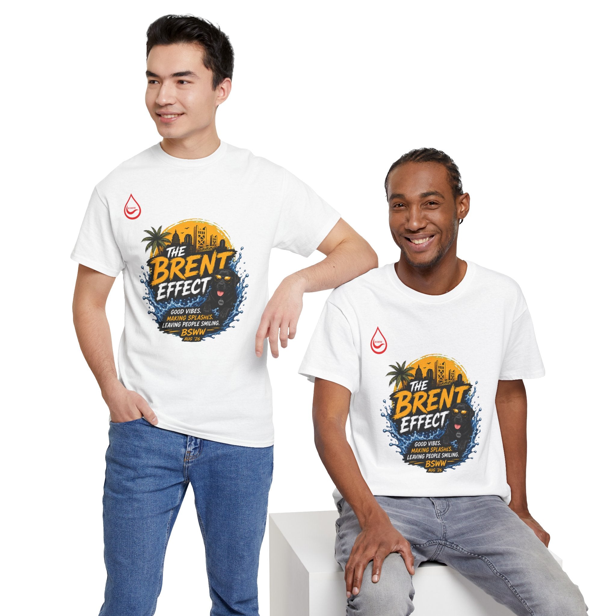 BS WETWEAR THE BRENT EFFECT LEGENDARY VIBES T-SHIRT