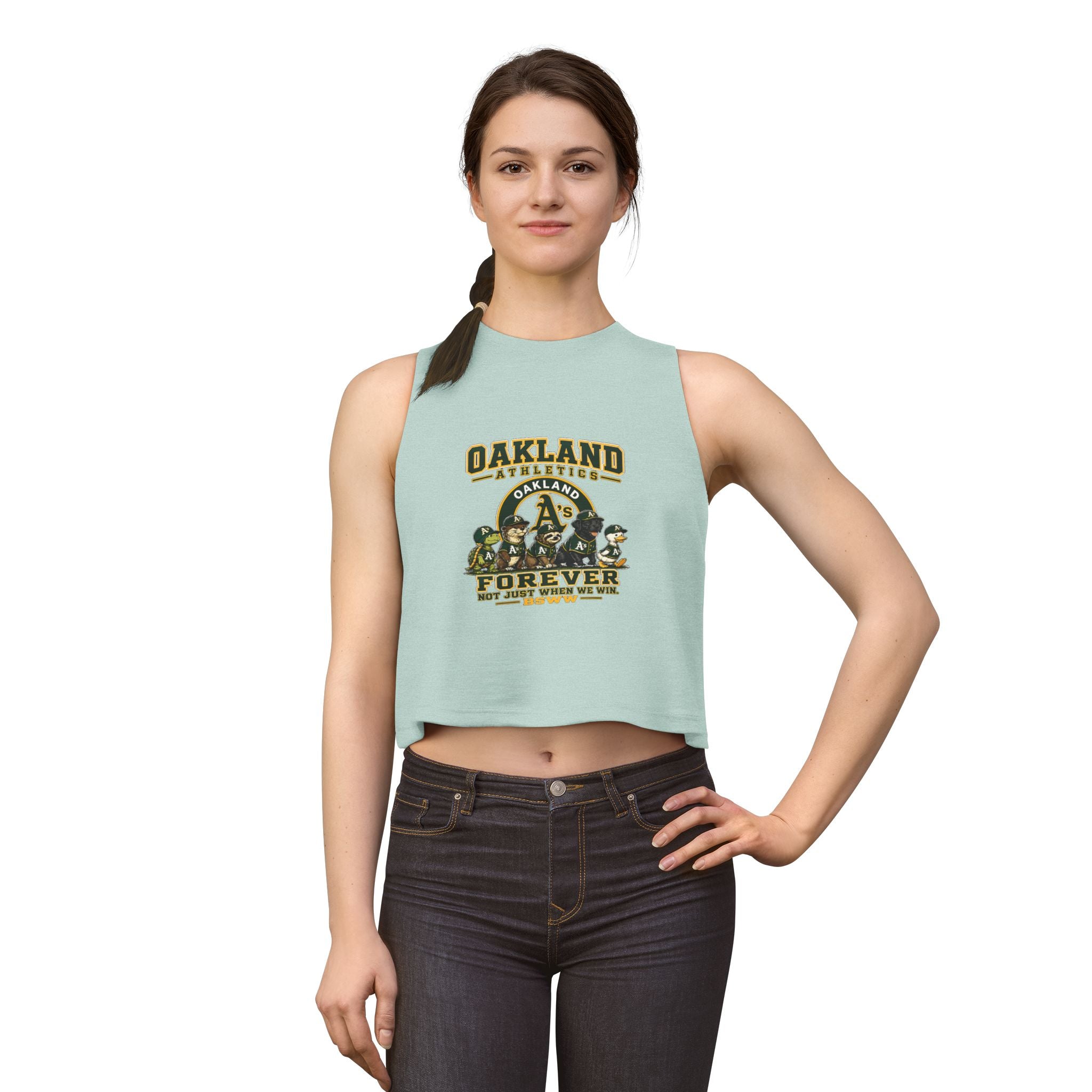 BS WETWEAR FOREVER GREEN AND GOLD TANK