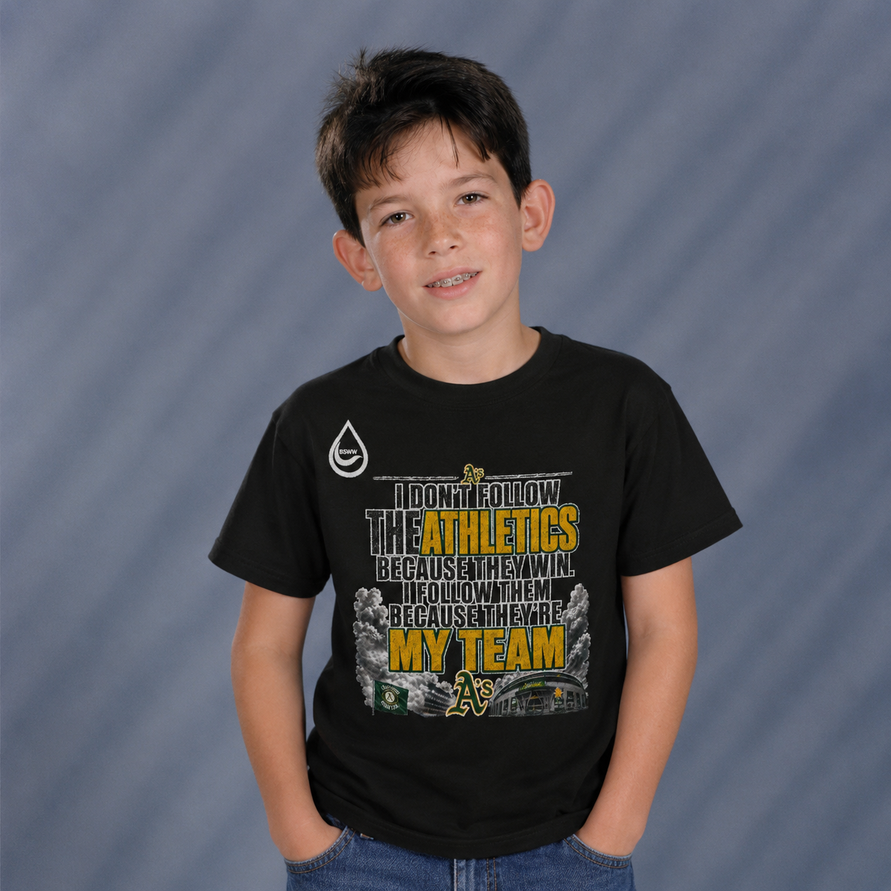 KIDS BS WETWEAR LOYALTY NEVER QUITS T-SHIRT