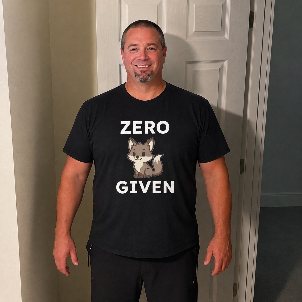 BS WETWEAR THE FOX WHO DOES NOT CARE T-SHIRT